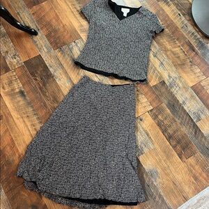 Talbots Pure Silk set - shirt and skirt